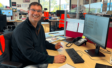 Gael, responsable commercial des ventes au pôle horticole Kerisnel